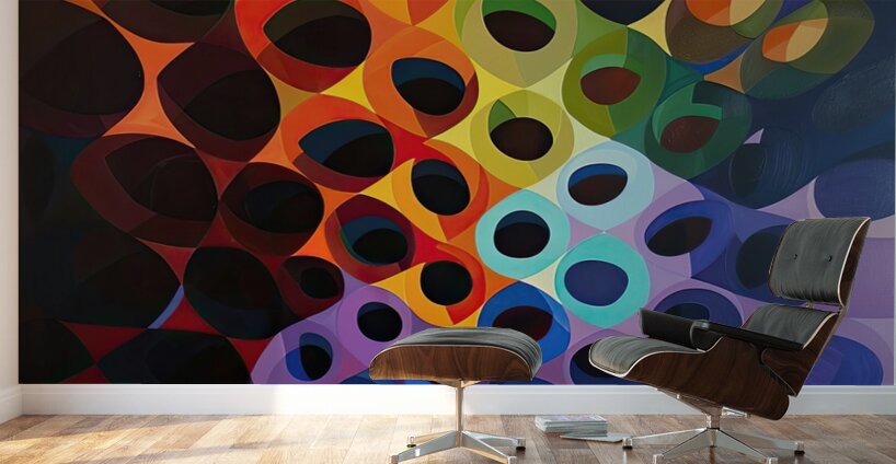 Chromatic Rhapsody 2P9H7D 55 Wall Murals