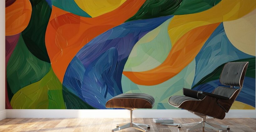 Chromatic Rhapsody 7P3H2N 57 Wall Murals