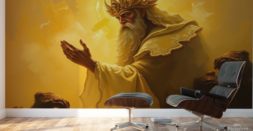 An imaginary image of Lord Buddha Wall Murals