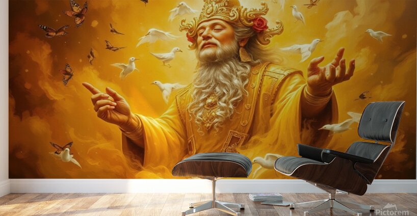 Classic oil painting God Bossa luxuriously resple Wall Murals