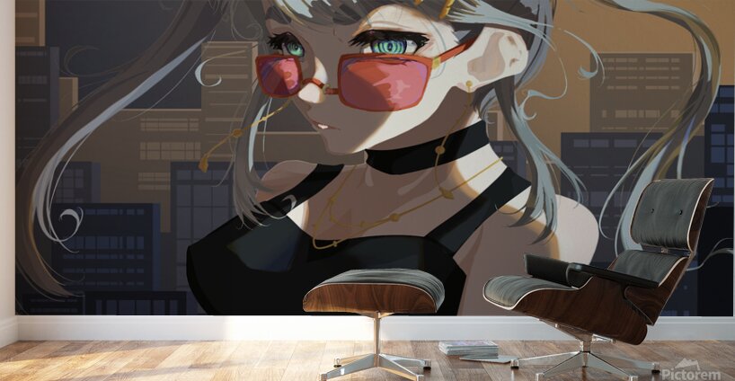 Salian   in the city  Wall Murals