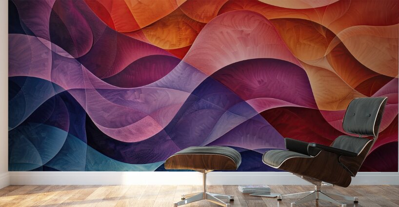 Chromatic Rhapsody Flow 2U9V9H 51 Wall Murals