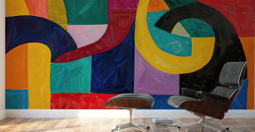 Chromatic Rhapsody H3N2P9 57 Wall Murals