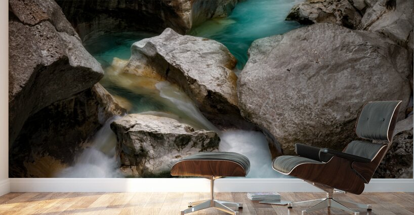 Great Soča Gorge III Wall Murals