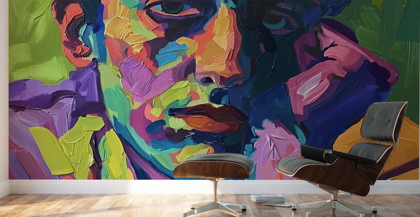 Contemplative Gaze Y59H2N 60 Wall Murals