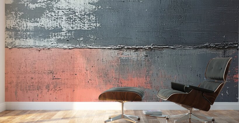 Coral Dusk Divide H92N3Z 48 Wall Murals