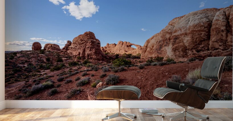 Sun Lit Skyline Arch Utah Wall Murals