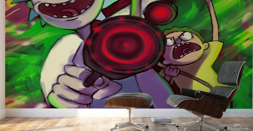 rick and morty Wall Murals