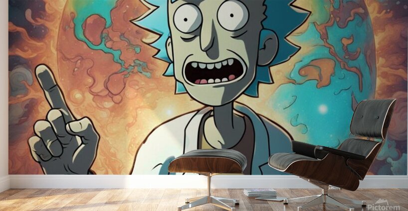 rick and morty Wall Murals