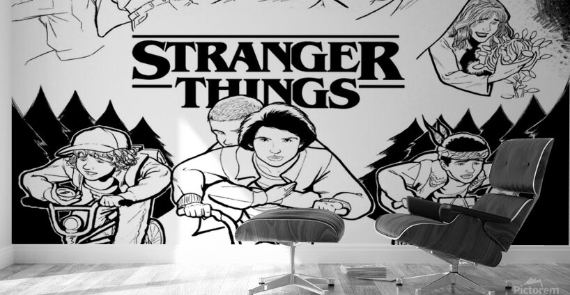 Stranger Things Wall Murals