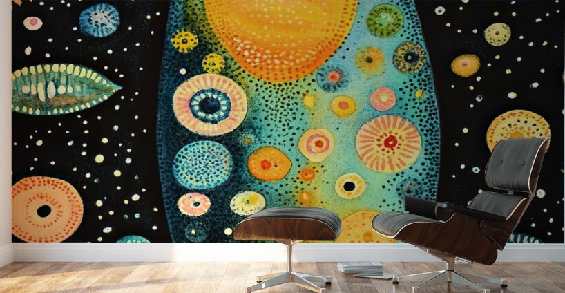 Cosmic Microcosm 4H9N2Z 55 Wall Murals
