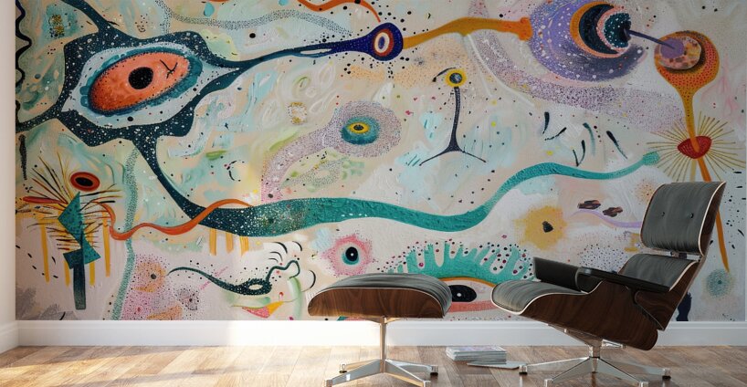 Cosmic Microcosm Dance 7P3HNJ 55 Wall Murals