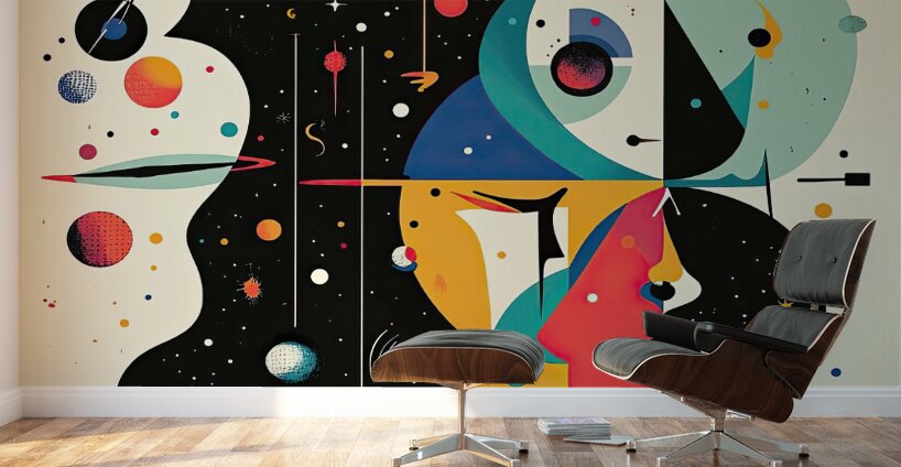 Cosmic Reflections 7H3N2P 60 Wall Murals