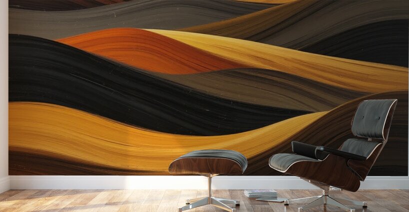 Abstract Desert Rolling Hills  Wall Murals