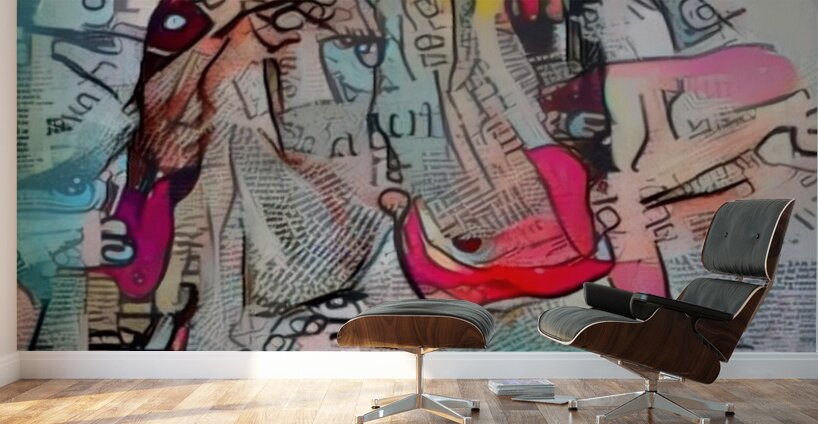 Narrative Figures Wall Murals