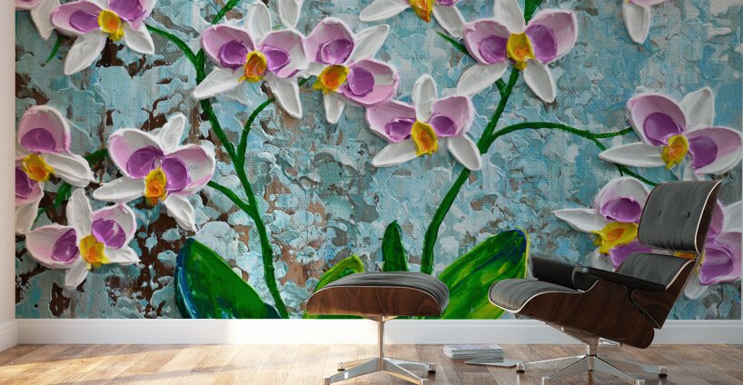 orchidpurple Wall Murals