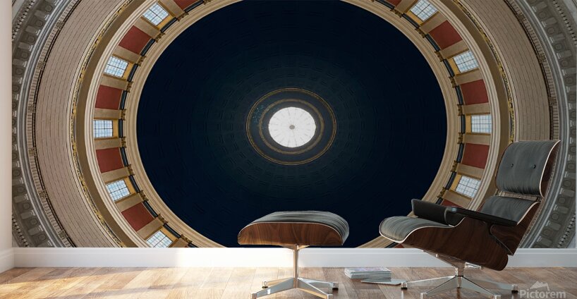 West Virginia Capitol Rotunda Wall Murals