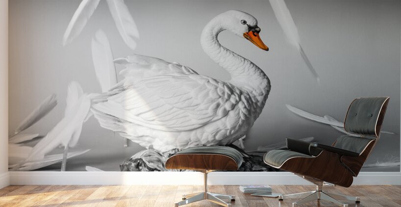 On a porcelain pedestal Wall Murals