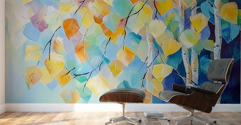 Leafy Wall Murals