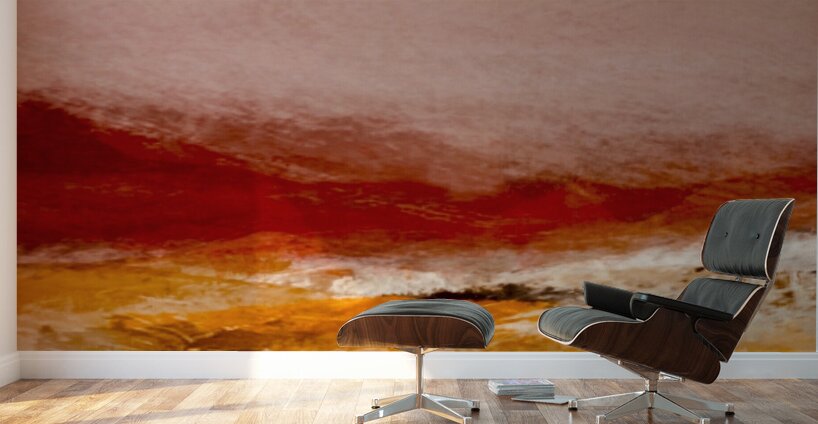 Vallee rouge  Wall Murals