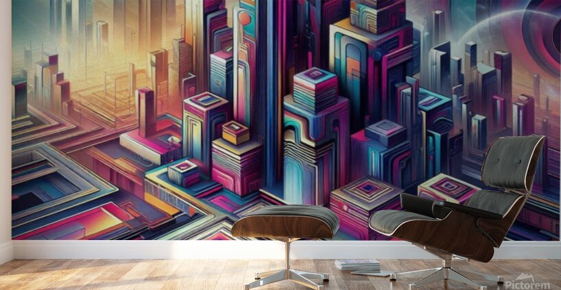 The city  Wall Murals