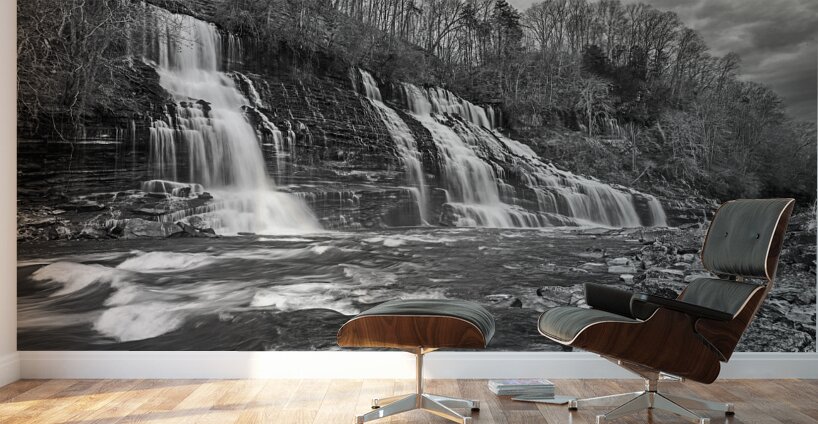 Winter at Twin Falls Wall Murals
