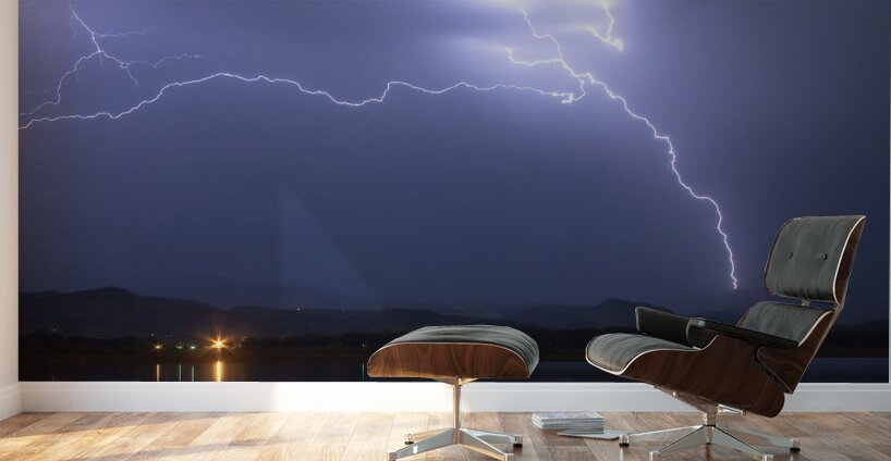 Electrical Arcing Sky Wall Murals