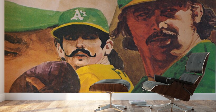 1973 Oakland As Art  Wall Murals