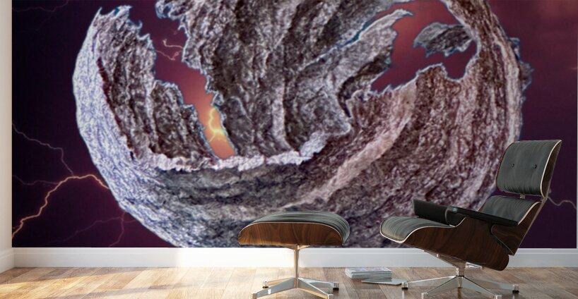 Exploded Planet  1 Wall Murals