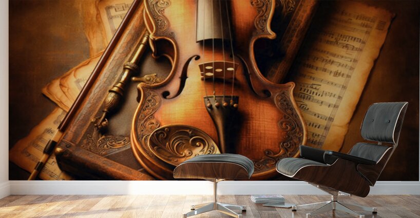 The Little Violin Wall Murals