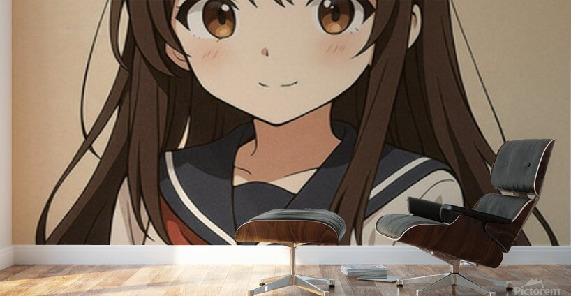 Female Anime Character Wall Murals