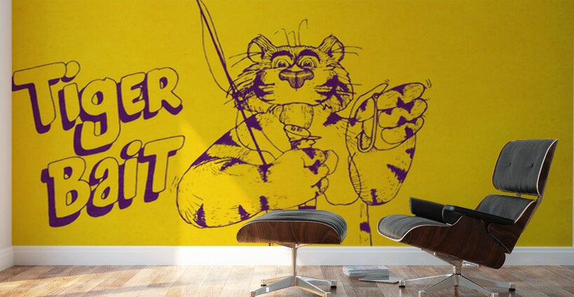 1960s Tiger Bait Cartoon Wall Murals