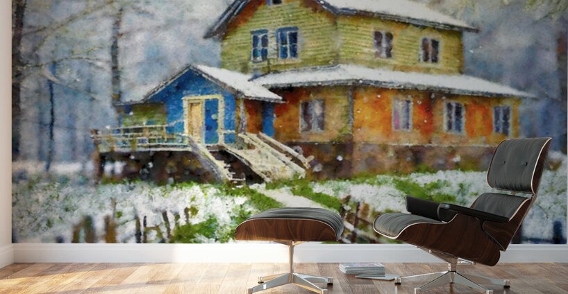 An Artist Lives Here Wall Murals