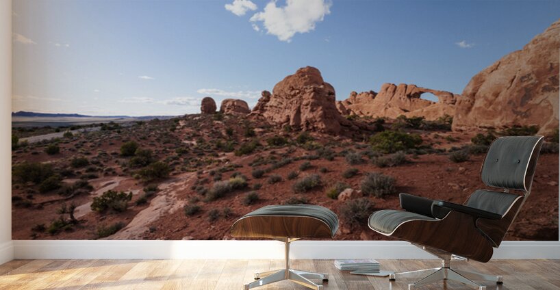 Arches Skyline Arch And Road Wall Murals