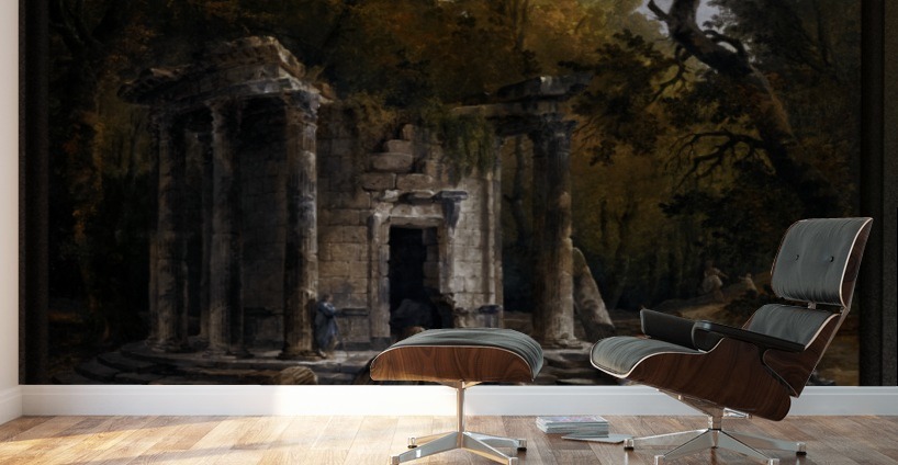 Temple Of Philosophy At Ermenonville by Hubert Robert Wall Murals