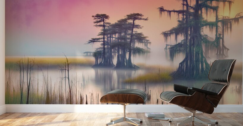 NEON SWAMP Wall Murals