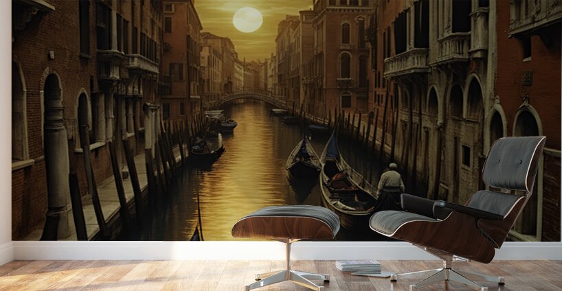 CANALS OF VENICE Wall Murals