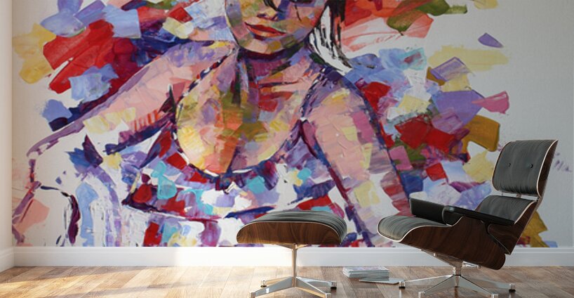 996 - Mademoiselle Loulou Wall Murals