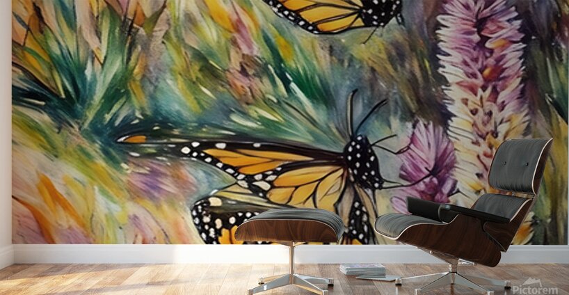 ArtXcl 031 Butterflies monarch photo Wall Murals