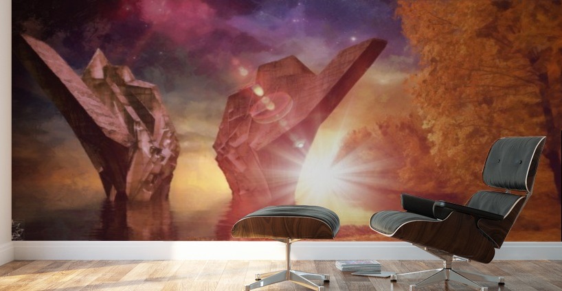 Monument Lake Wall Murals