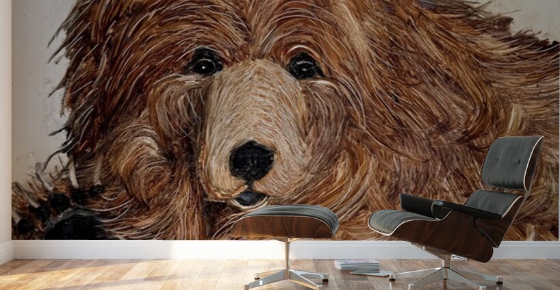 IMG 4321 happy waving bear Wall Murals