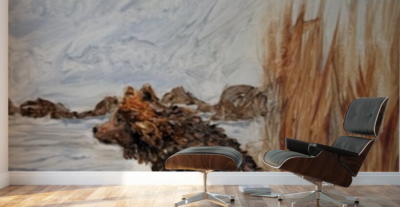 IMG 4310. Bear in a lake Wall Murals