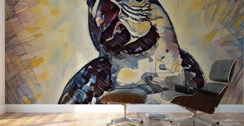 ArtXcl 311 Macaw Perrot pencil sketch Wall Murals