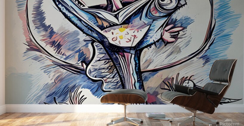 ArtXcl 316 crazy bird Wall Murals