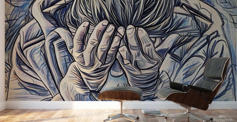 ArtXcl 323 woman praying Wall Murals