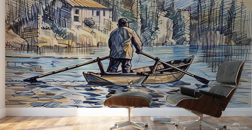 ArtXcl 321 boat lake Wall Murals