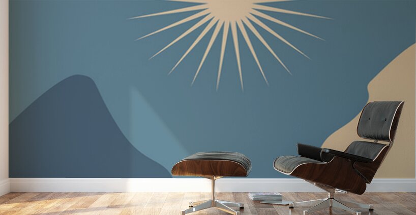 Modern natural abstract landscape. b Wall Murals