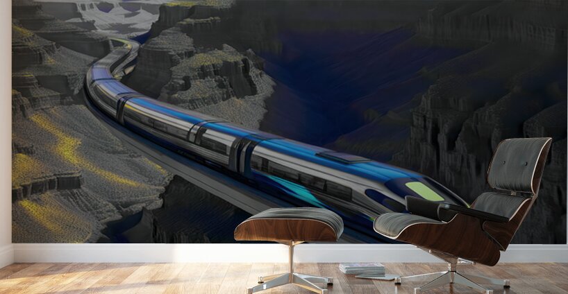 THE GORGE .....SELECTIVE COLORING Wall Murals