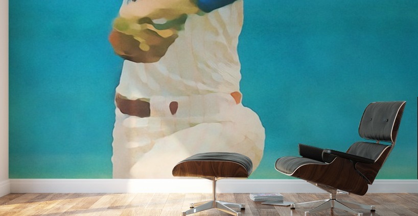 Vintage Atlanta Braves Baseball Wall Art_Atlanta Home Decor Ideas for Sports Fans Wall Murals