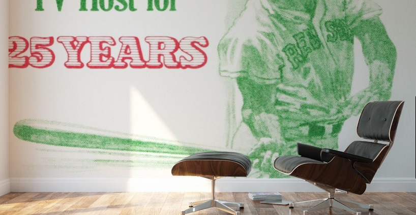 1969 Narragansett Beer Red Sox Ad Wall Murals